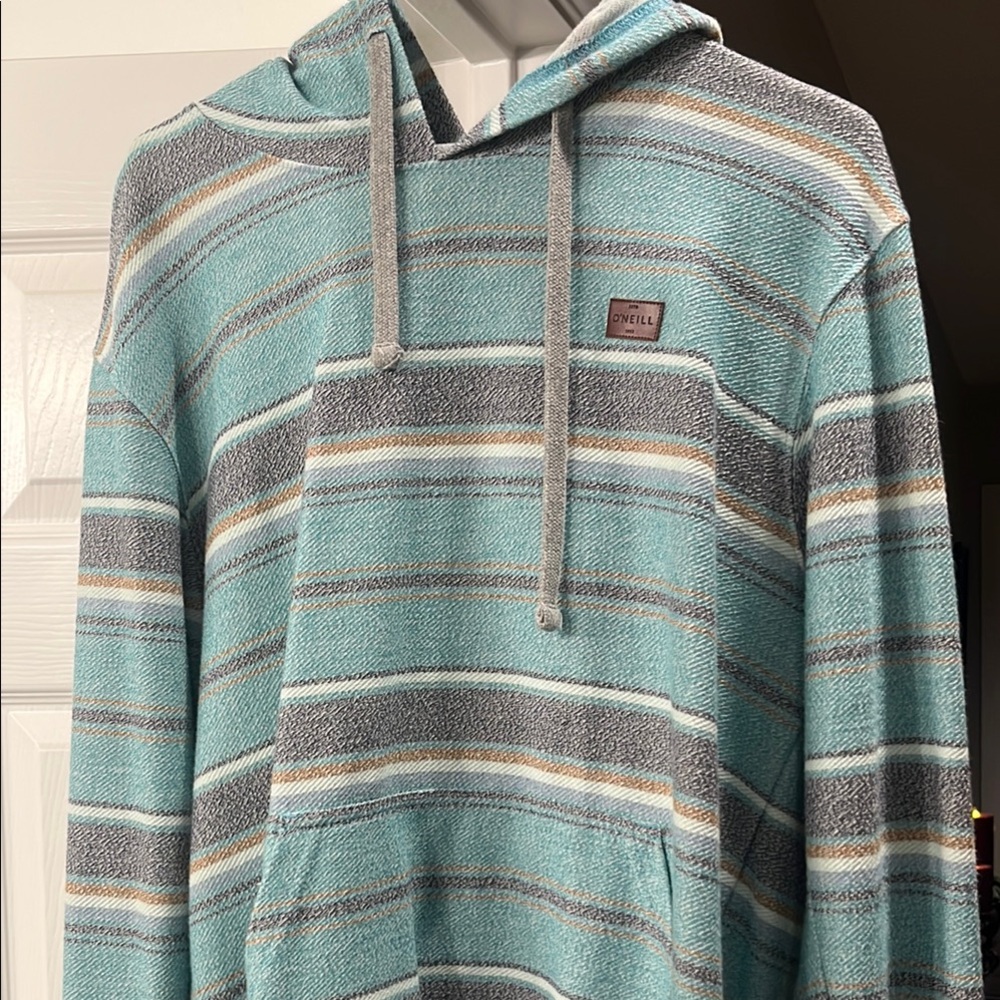 O'Neill Men's Striped Hoodie - Teal